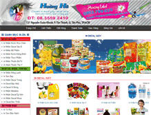 Tablet Screenshot of indecalgiay.com